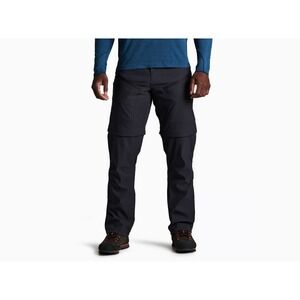 Kuhl Renegade Convertible Stealth Pants Mens 40x34 Charcoal Grey Hiking Cargo